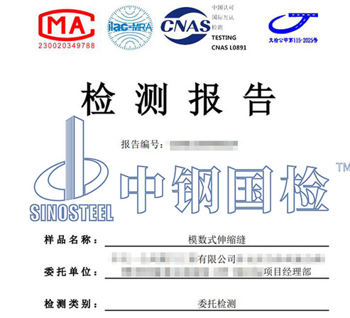 伸縮縫檢測報告